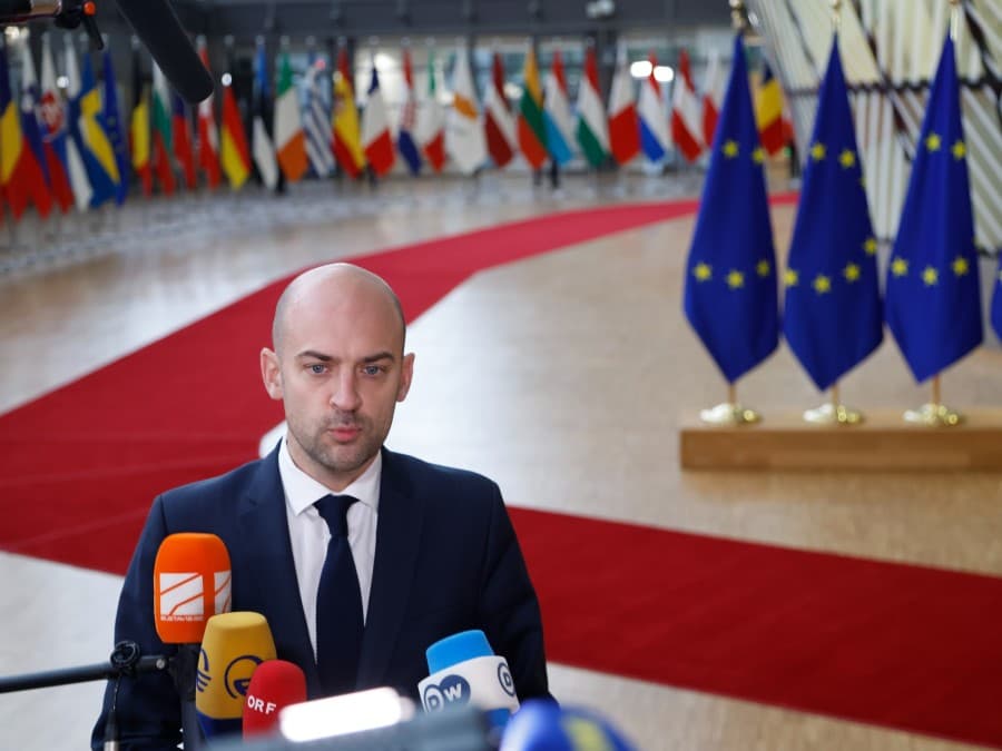 EU foreign affairs ministers are meeting in Brussels to discuss the war in Ukraine.