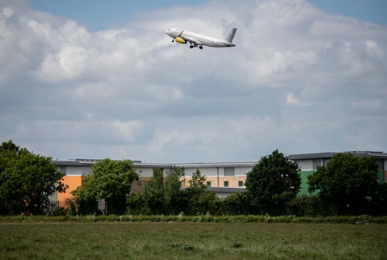 Brook House is located next to Gatwick Airport Credit: Getty