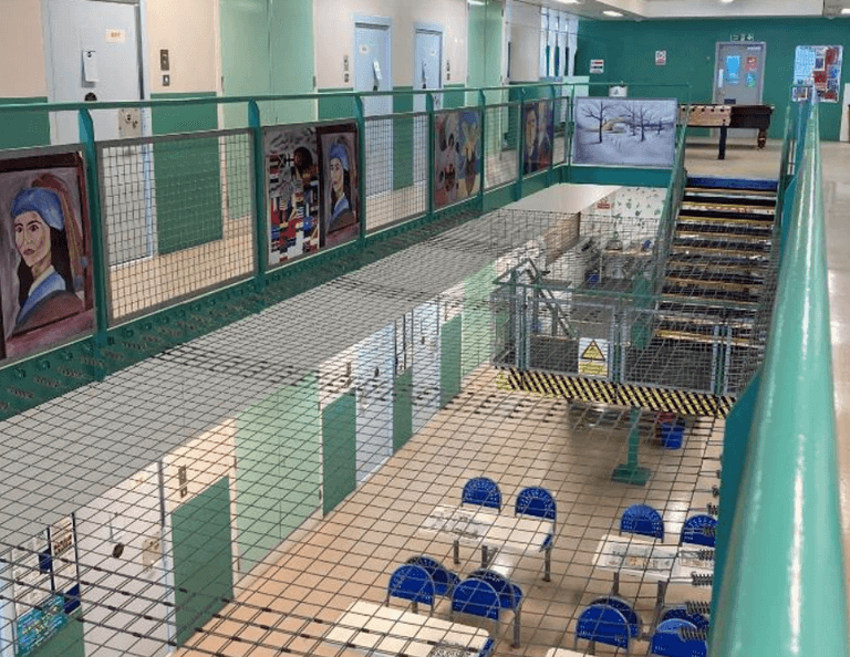 The Brook House immigration removal centre is located next to Gatwick Airport